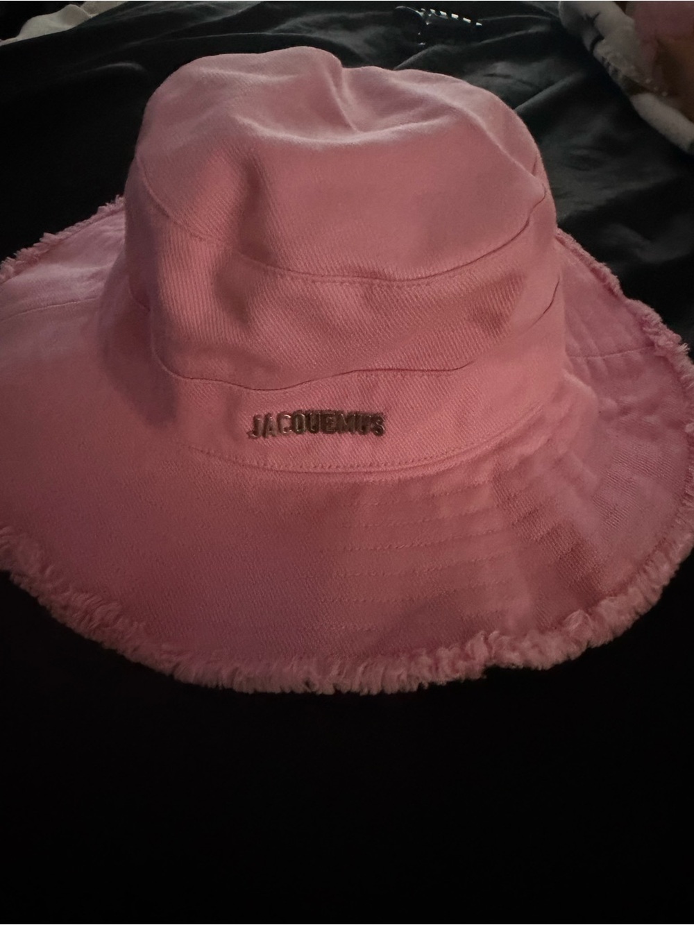Authentic Jacquemus pink bucket hat